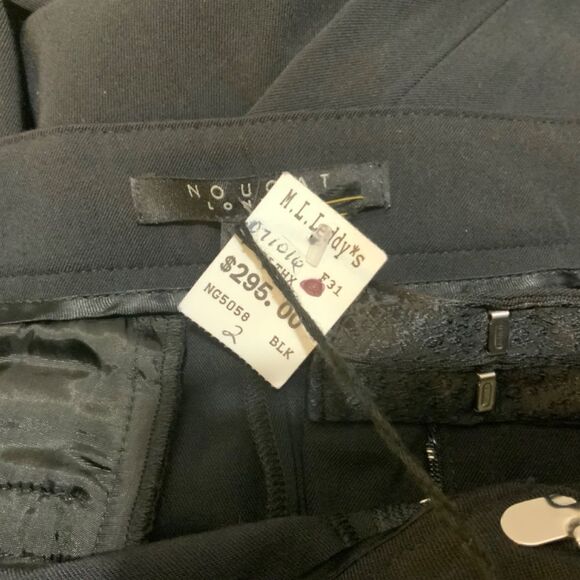 NOUGAT London NEW Y2K wool blend  Wide Leg Pant  Flare Minimalist - Picture 10 of 13